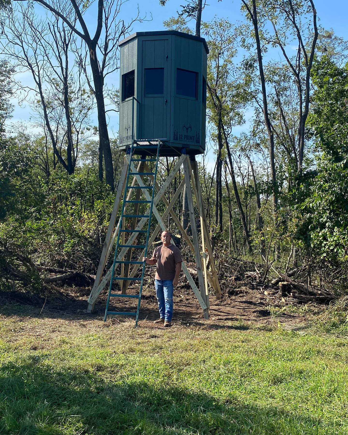 12 Point Hunting Blinds - The 6' Octagon Premium Hunting Blind - Image 18