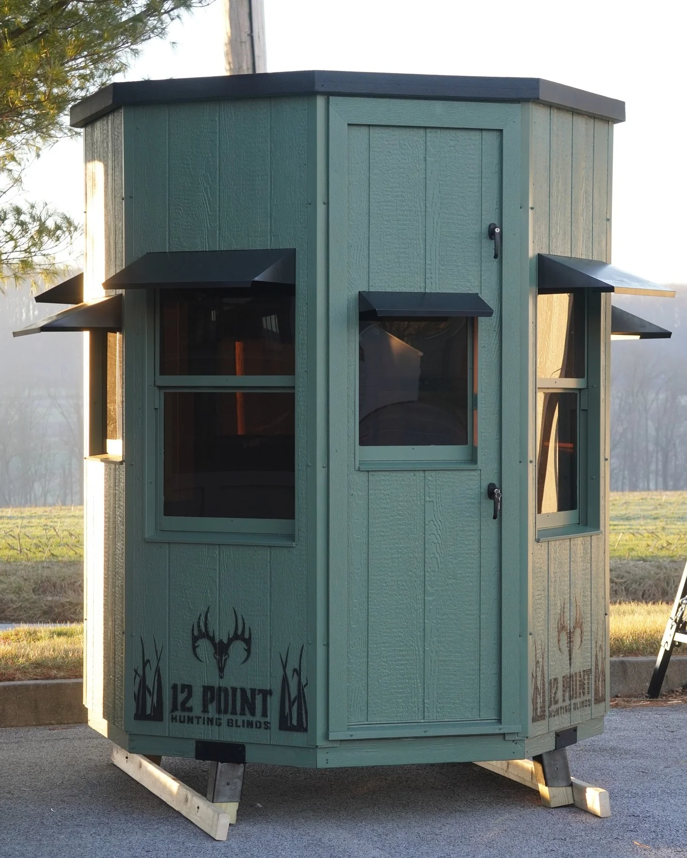 12 Point Hunting Blinds - The 6' Octagon Premium Hunting Blind - Image 19