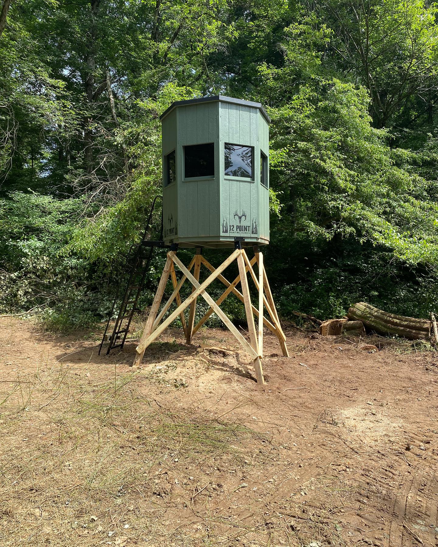 12 Point Hunting Blinds - The 6' Octagon Premium Hunting Blind - Image 20