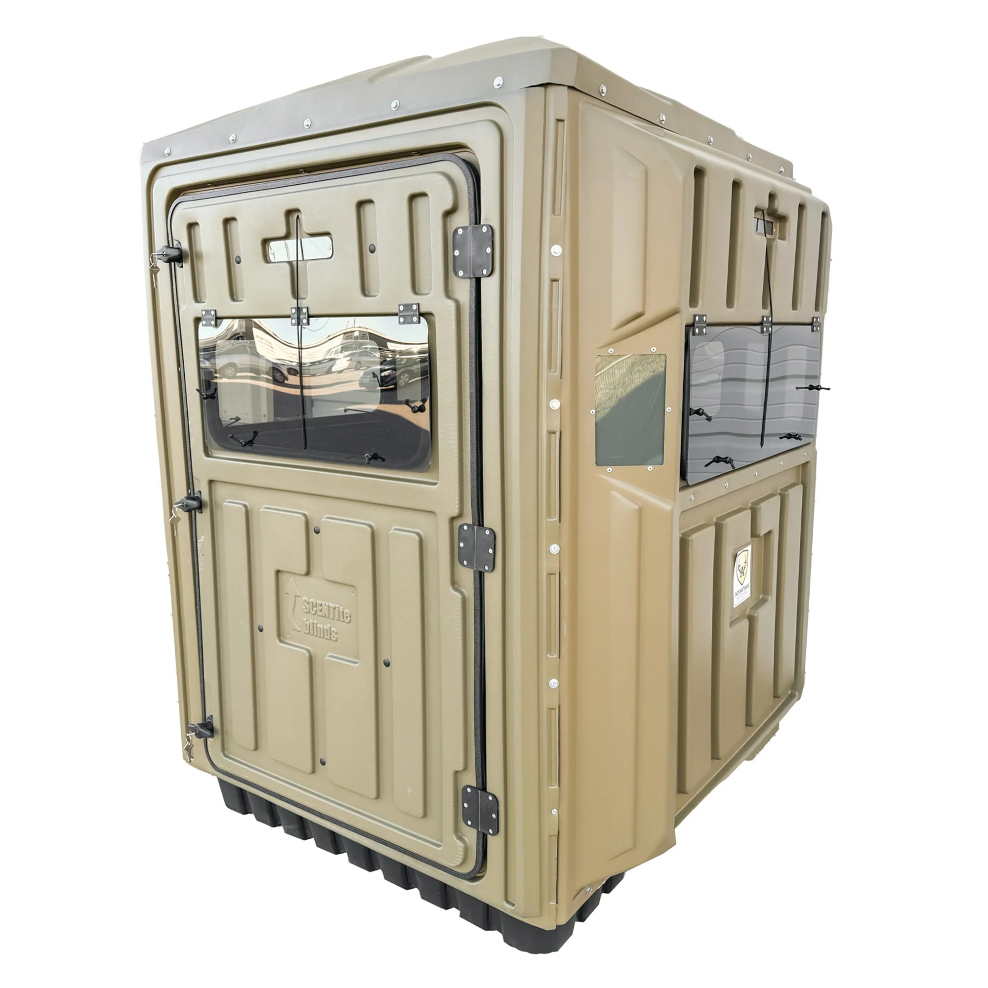 Advantage Hunting - 5' x 5' Hunting Blind with 10' Steel Tower Included - Image 4