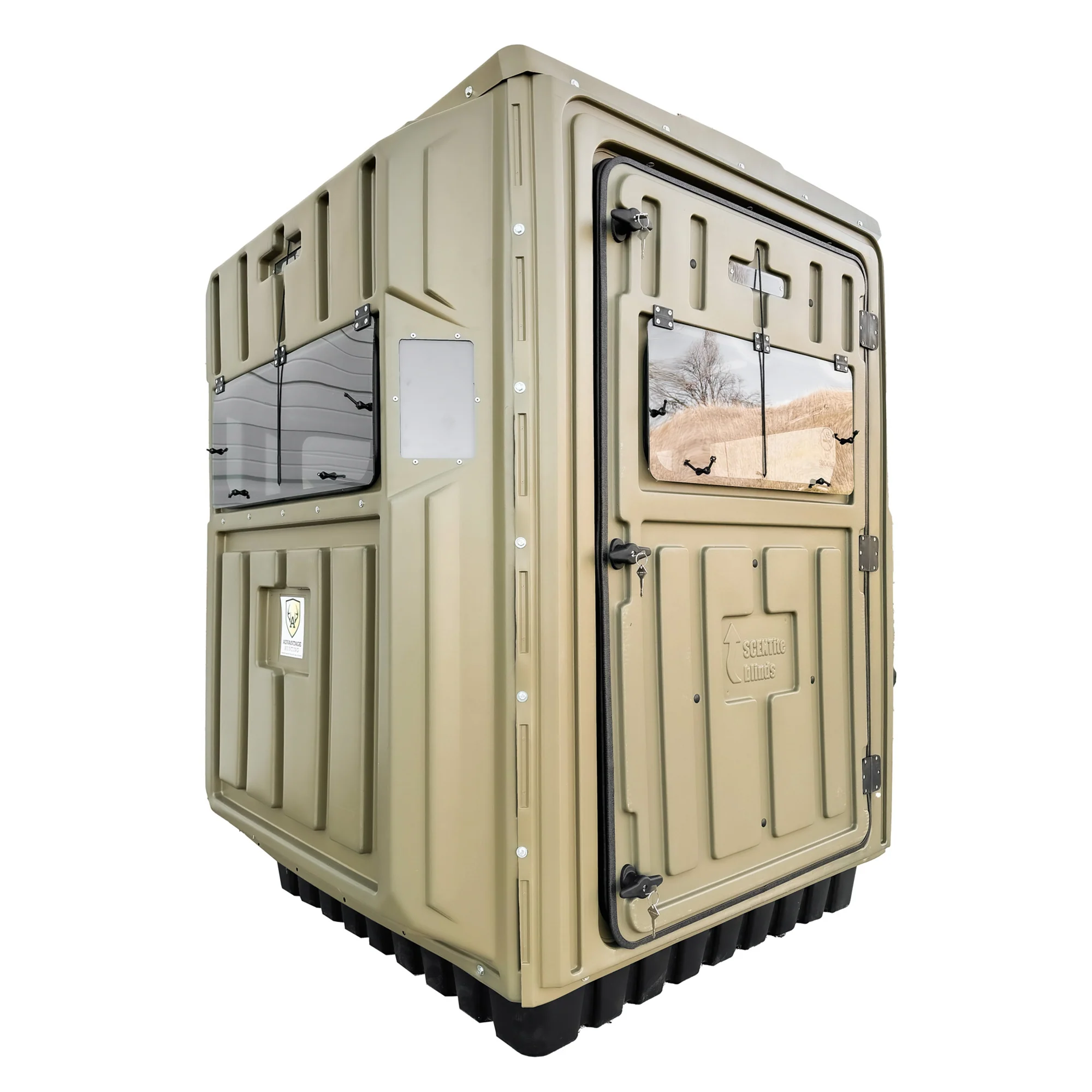 Advantage Hunting - 5' x 5' Hunting Blind with 10' Steel Tower Included - Image 8
