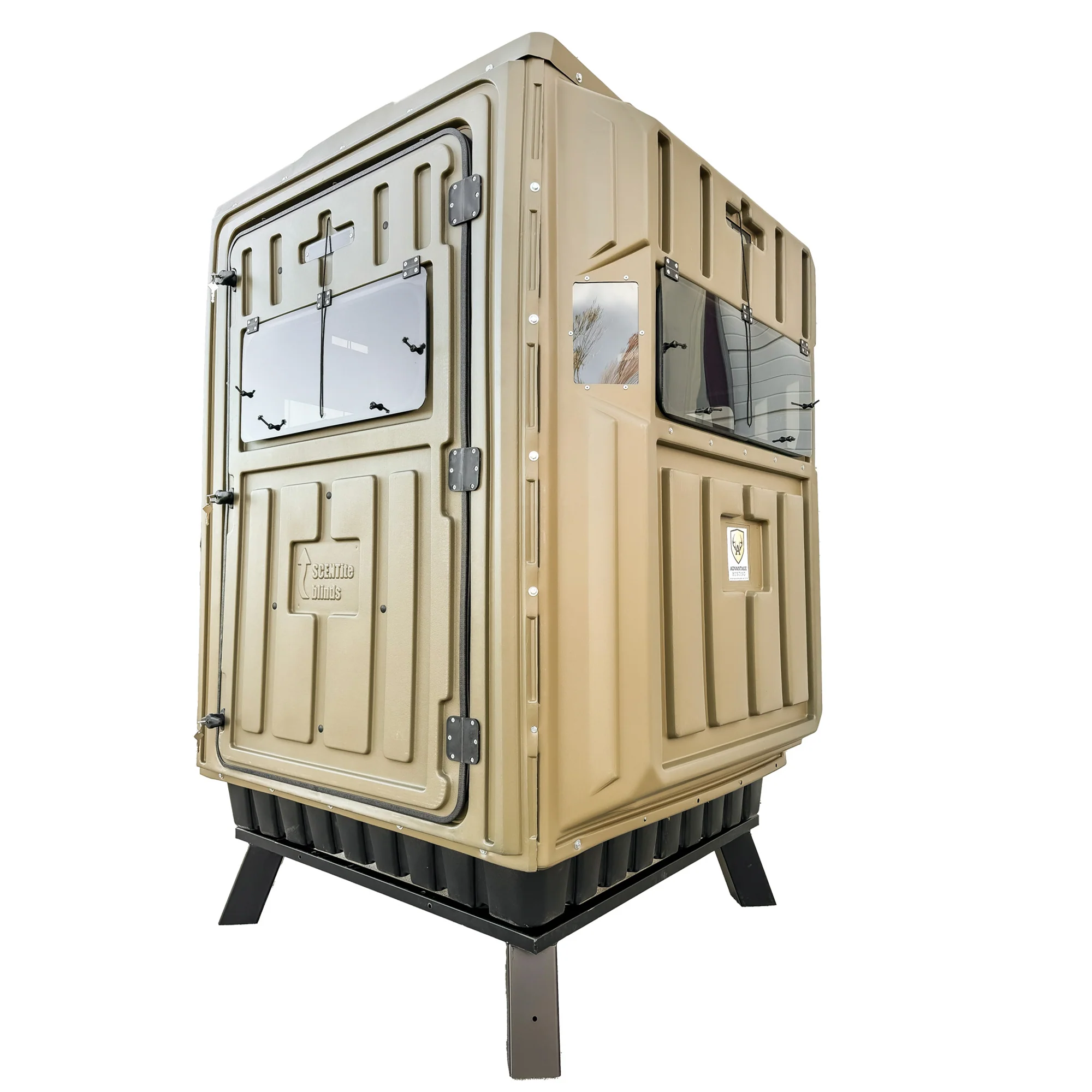 Advantage Hunting 5' x 5' Hunting Blind & QuadPod Tower Kit - Image 12