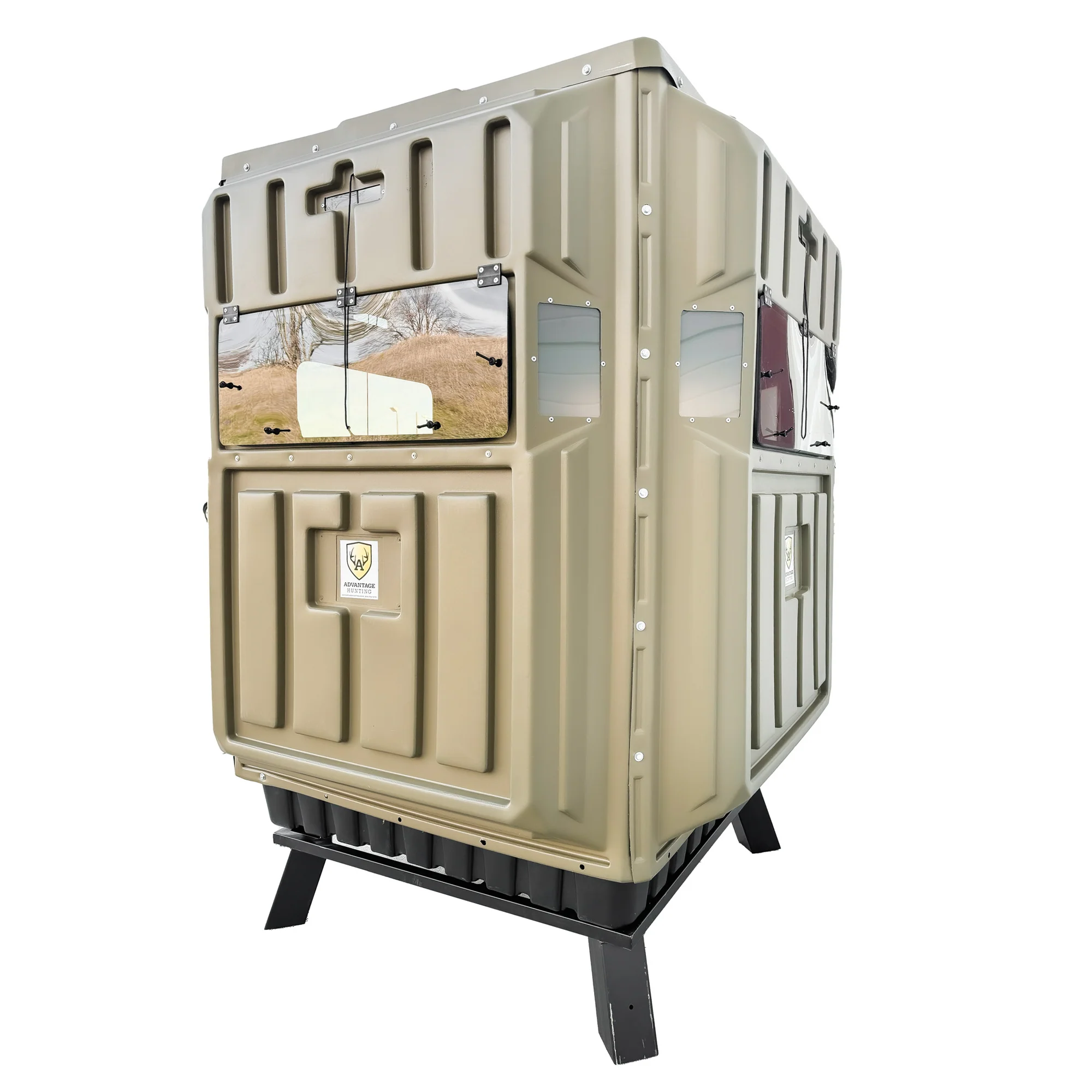Advantage Hunting 5' x 5' Hunting Blind & QuadPod Tower Kit - Image 4