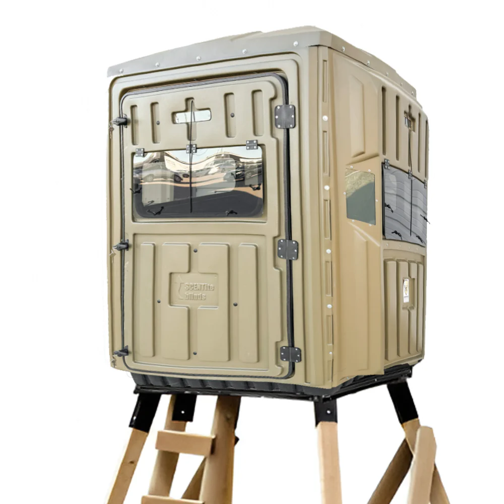 Advantage Hunting 5' x 5' Hunting Blind & QuadPod Tower Kit - Image 5