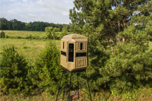 Advantage Hunting - Dual Threat Bow/Gun Hunting Blind with 10' Steel Tower - Image 4