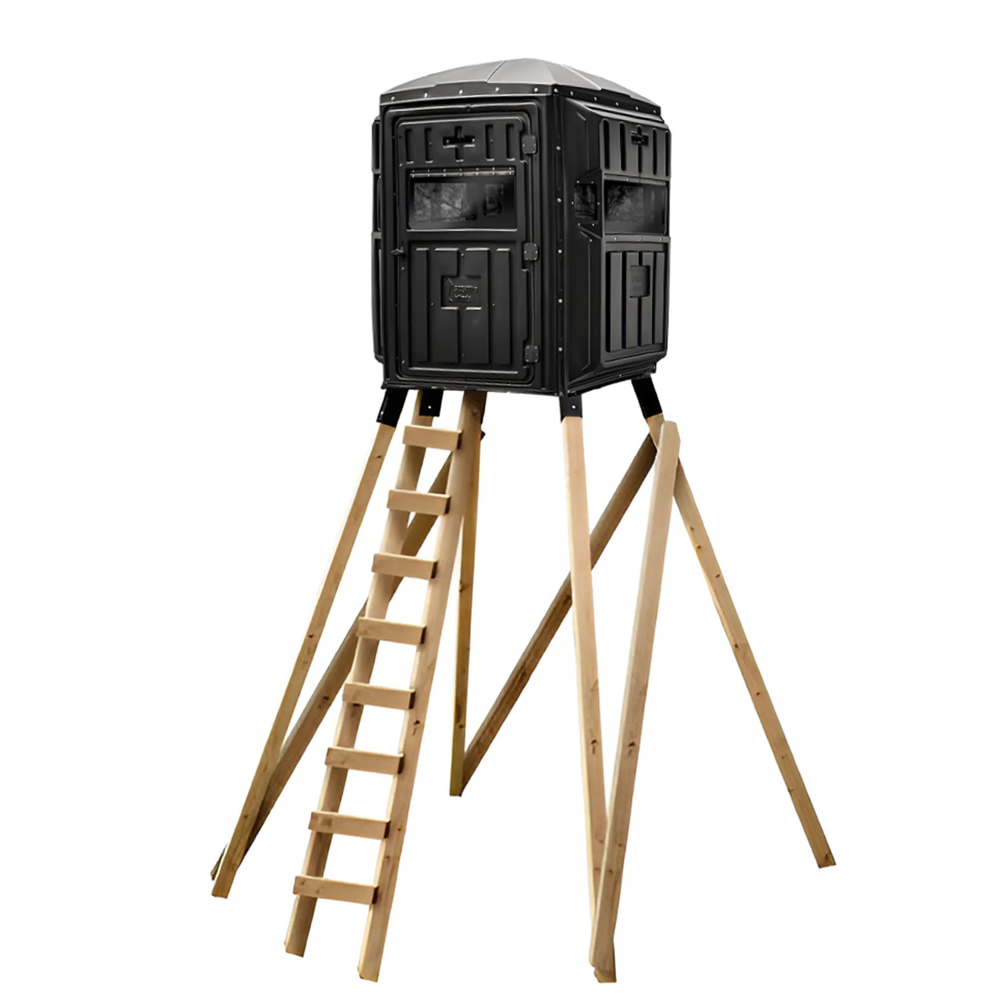 Advantage Hunting - Whitetail Hunting Blind - QuadPod Tower Kit Included - Image 4