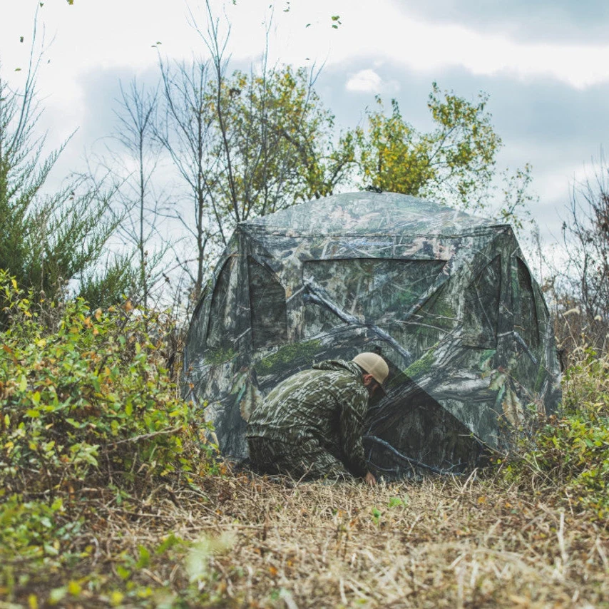 Ameristep Brickhouse 75” x 75” Wide Bottom Ground Blind - Image 3