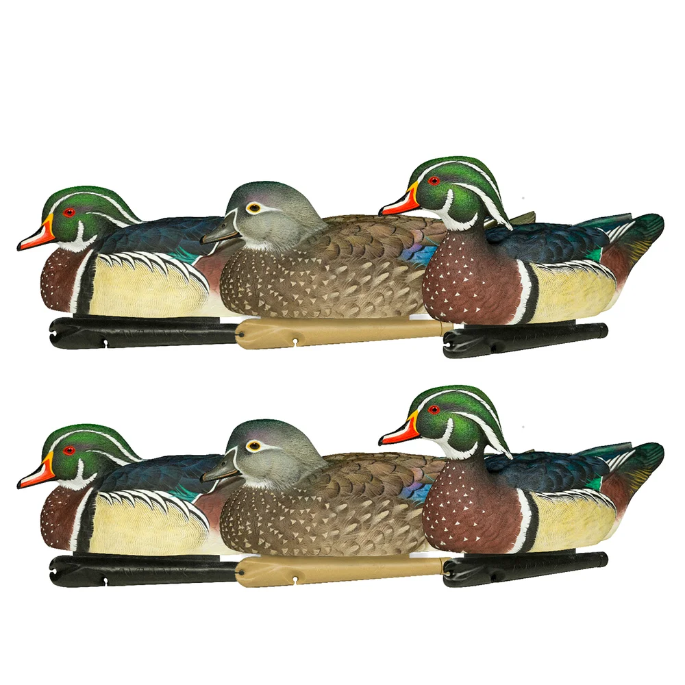 Avian-X Topflight Wood Ducks / 6 Floating Decoys