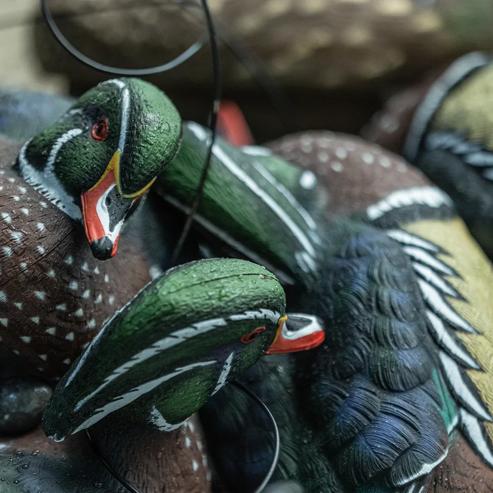 Avian-X Topflight Wood Ducks / 6 Floating Decoys - Image 3