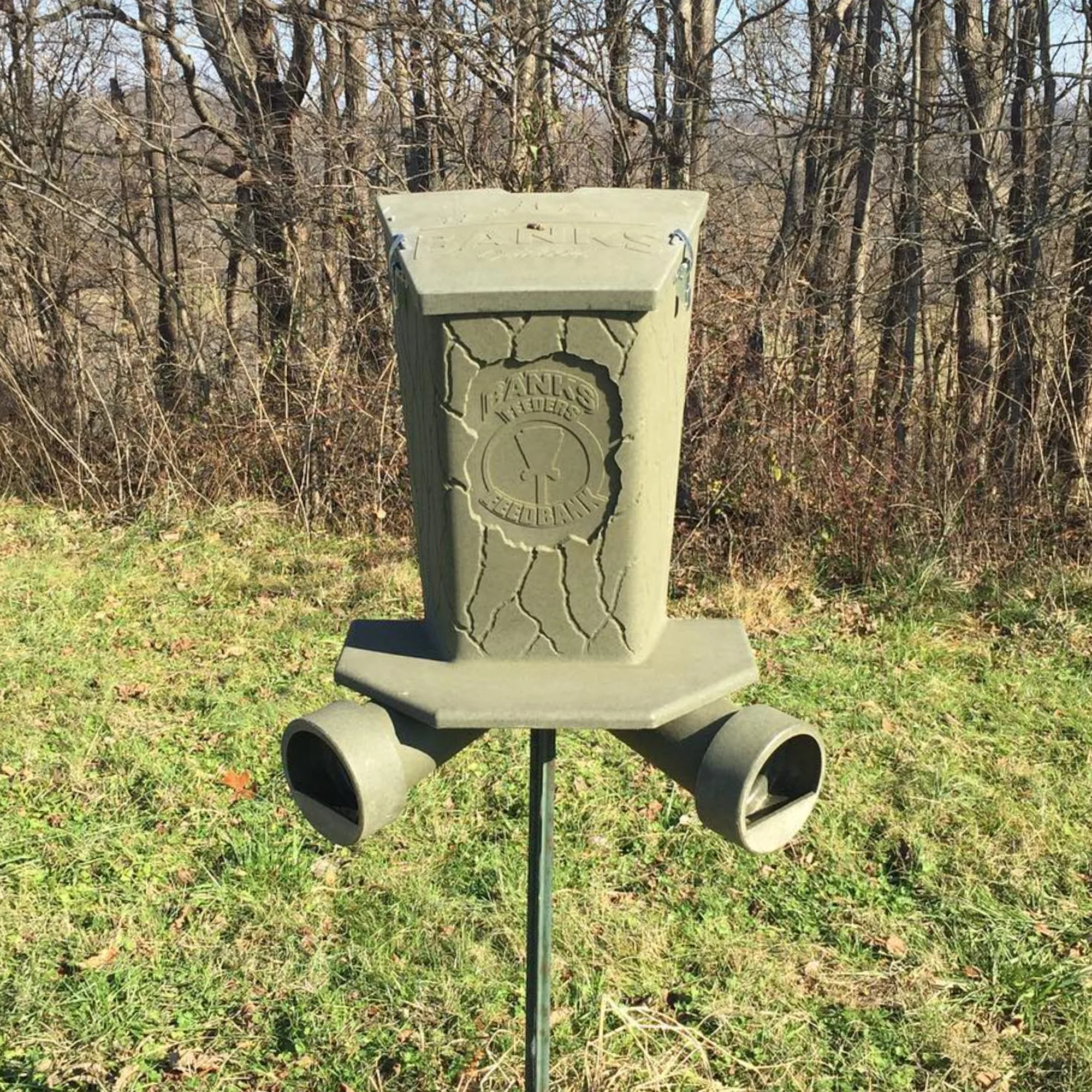 Banks Outdoors Feedbank 40 lb Deer Feeder - Image 4