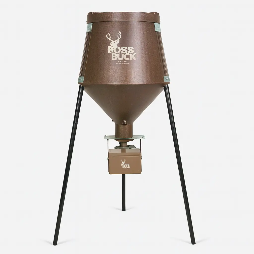 Boss Buck 200 lb Automatic Spinner Deer Feeder - 12v Battery Included - Image 9