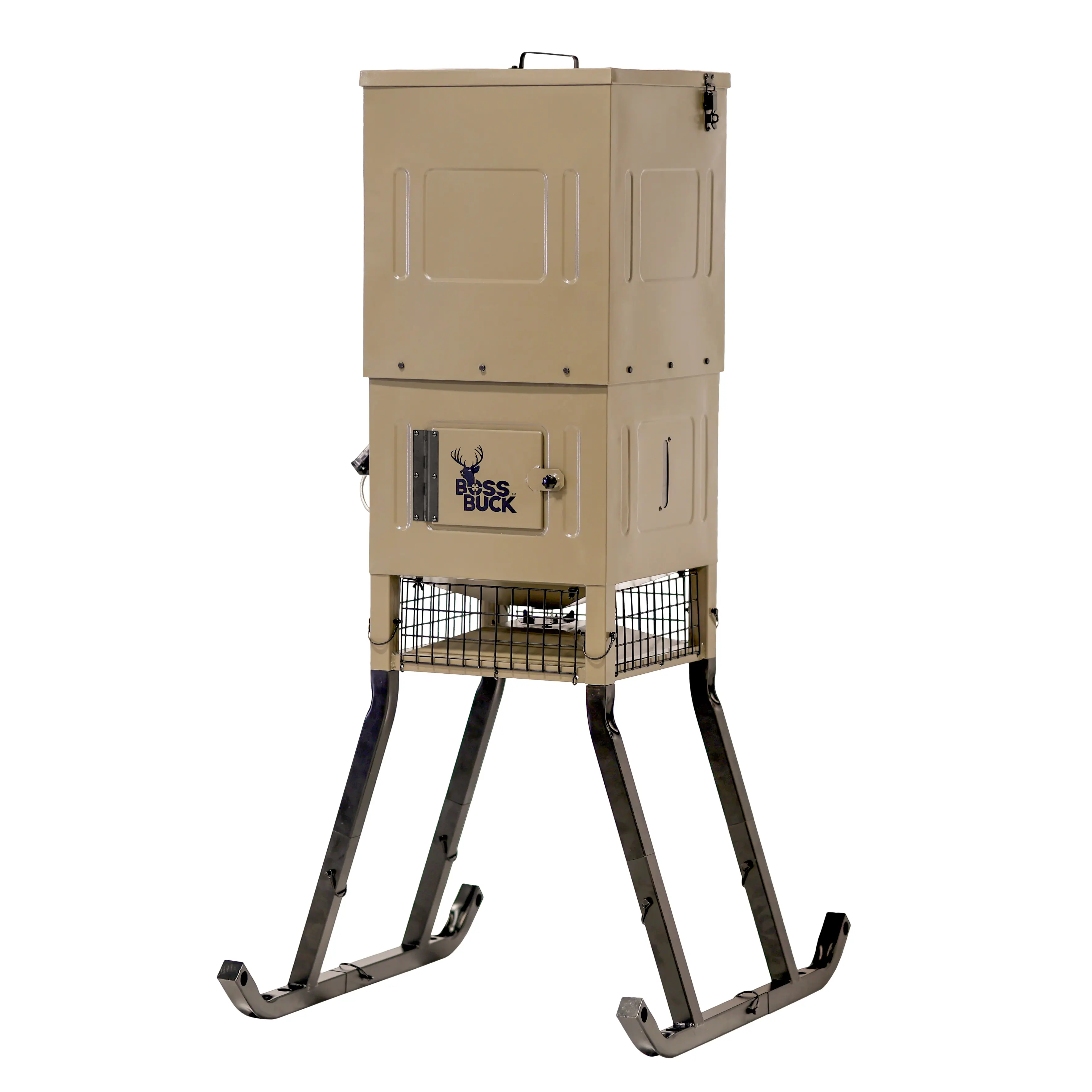 Boss Buck 300 lb Stand & Fill Automatic Sled Feeder w/ Timer & Solar Panel - Image 9