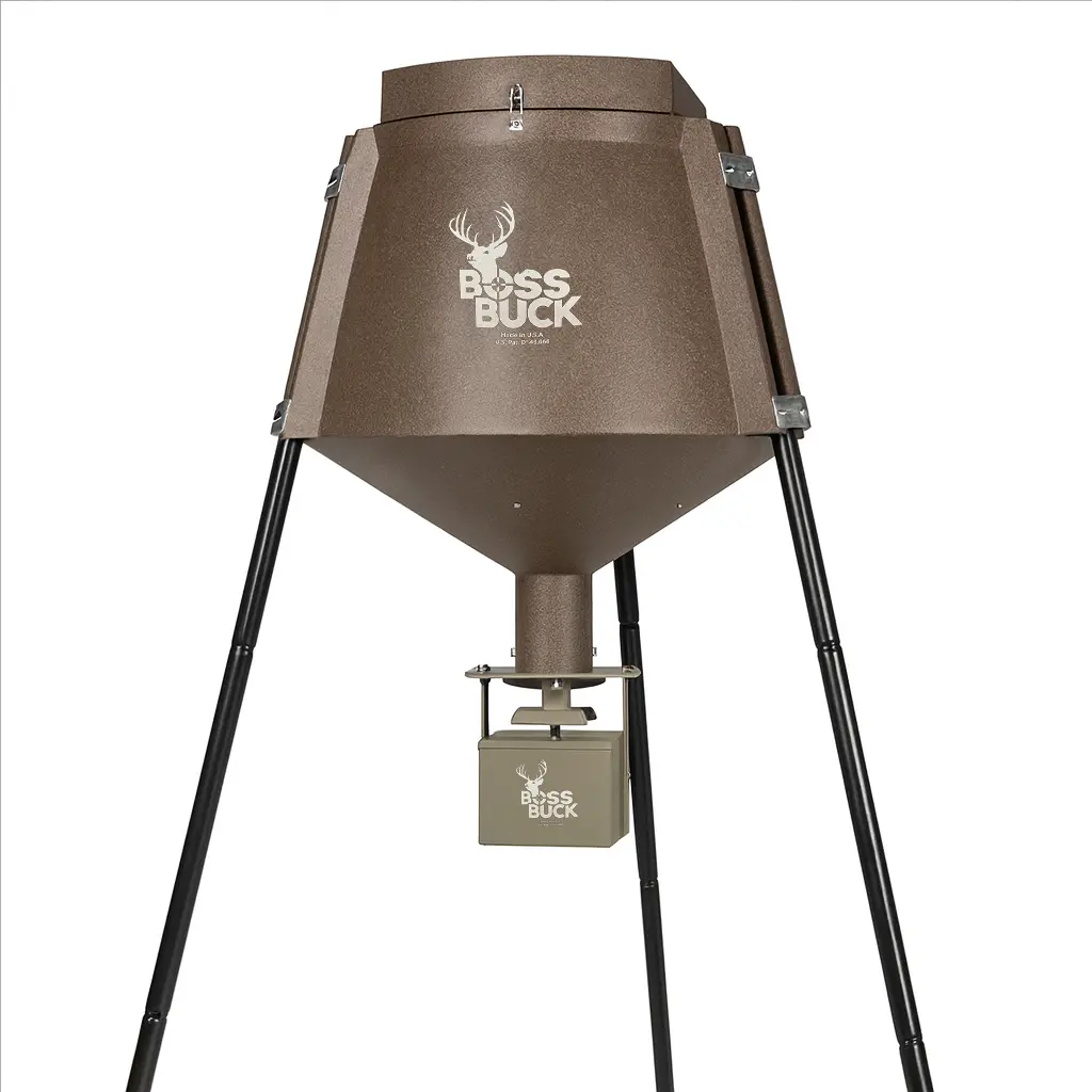 Boss Buck 350 lb Automatic Spinner Deer Feeder - 12v Battery Included - Image 7