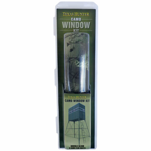 Camo Window Film Kit for Texas Hunter Double 4x8 Blinds, (6) Sheets - Image 5