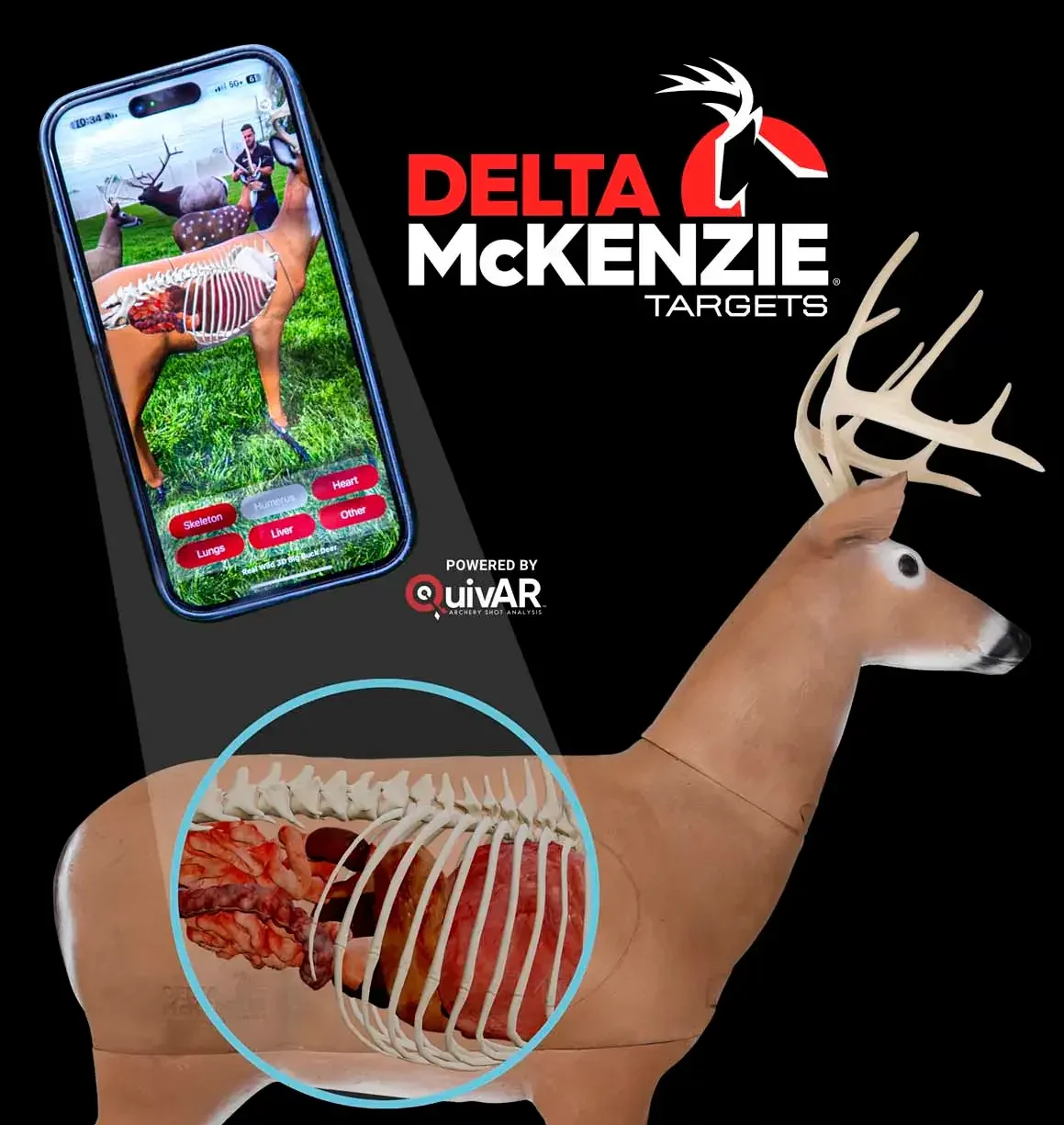 Delta McKenzie Big Daddy ™ QuivAR Enabled Buck Archery Target - Image 2