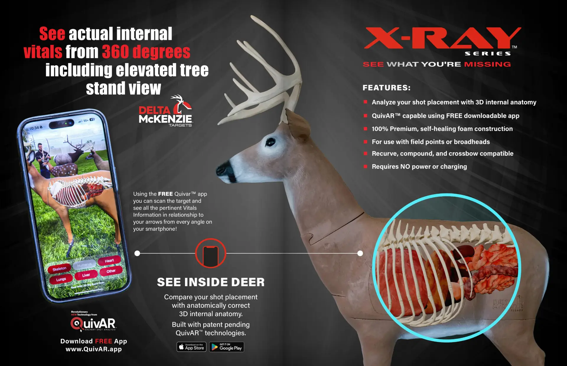 Delta McKenzie Big Daddy ™ QuivAR Enabled Buck Archery Target - Image 5