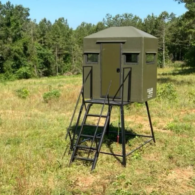 Dillon Manufacturing 4' x 6' Classic Fiberglass Insulated Deer Blind - Image 12