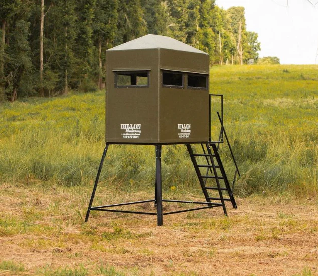 Dillon Manufacturing 4' x 6' Classic Fiberglass Insulated Deer Blind - Image 6