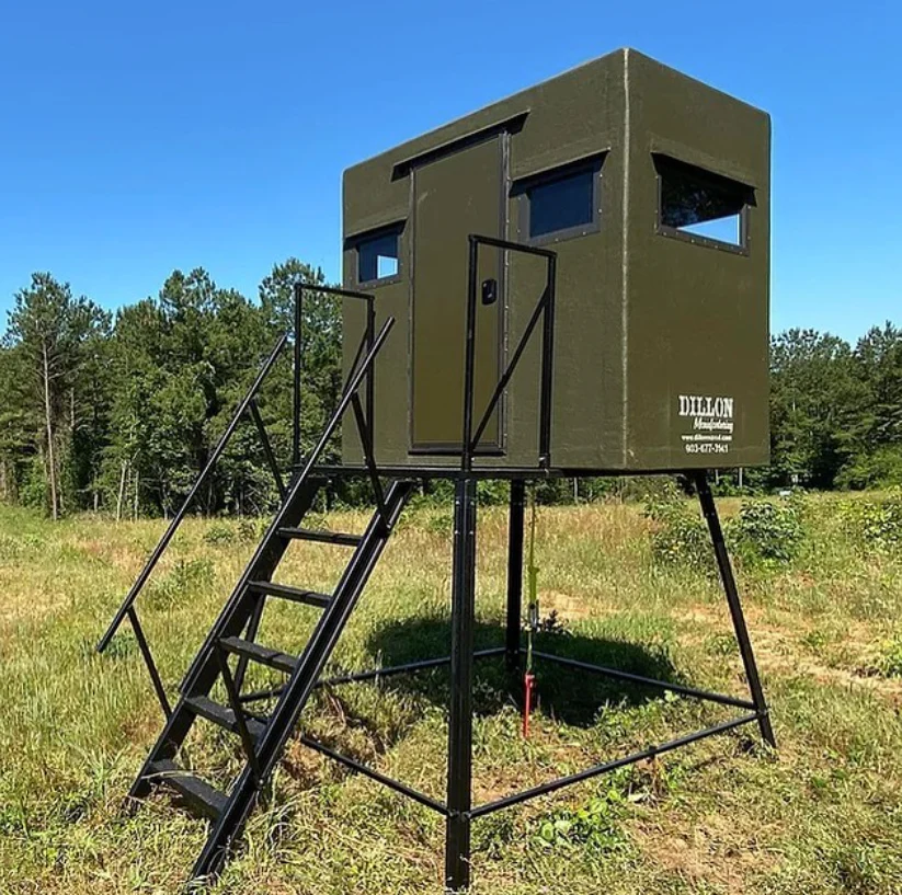 Dillon Manufacturing 4' x 6' Classic Fiberglass Insulated Deer Blind - Image 7