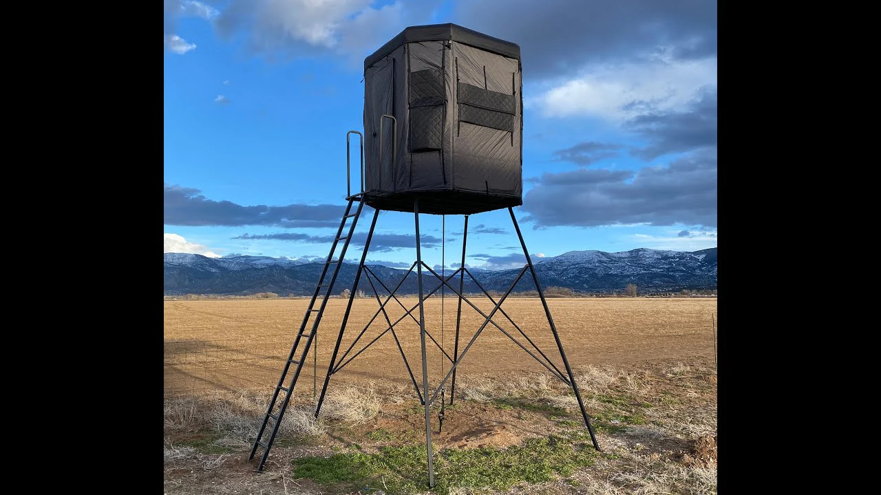 Greylight Twilight 6' x 6' Hunting Blind 6' Tower with 4' Extension - Image 10