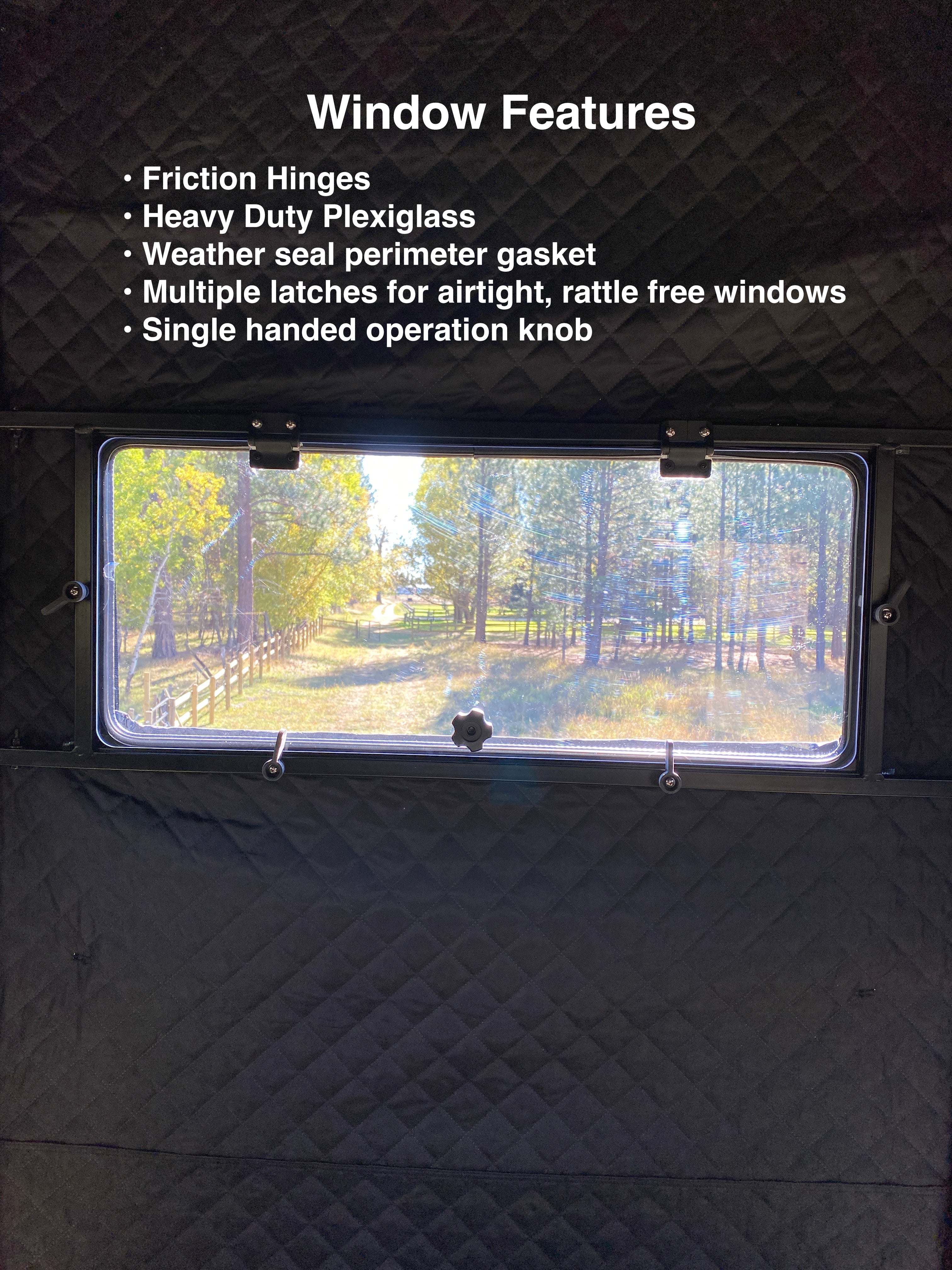 Greylight Twilight 6' x 6' Hunting Blind 6' Tower with 4' Extension - Image 4