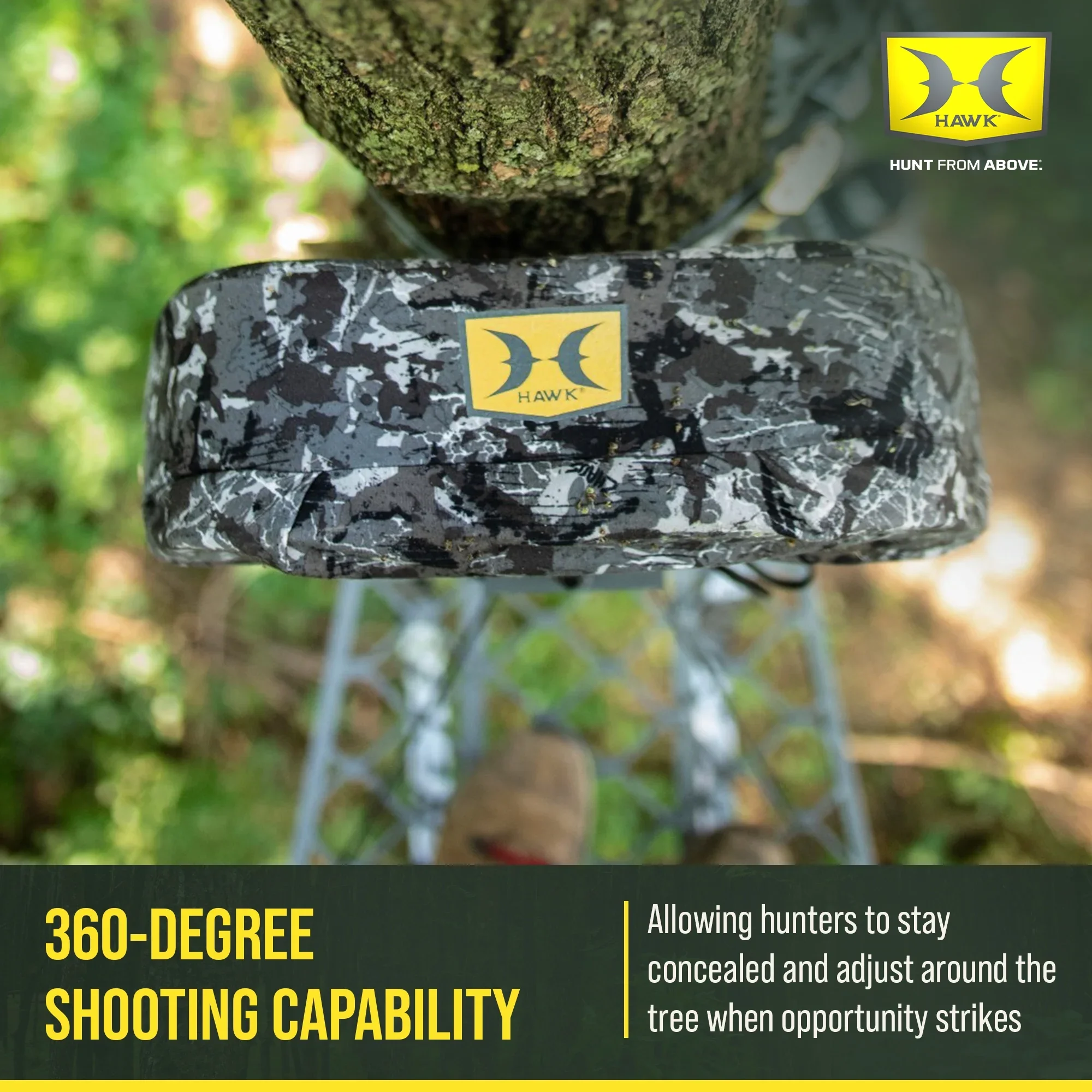 Hawk Helium Ultra Lite Hang-On Treestand - 11 lbs - Image 3