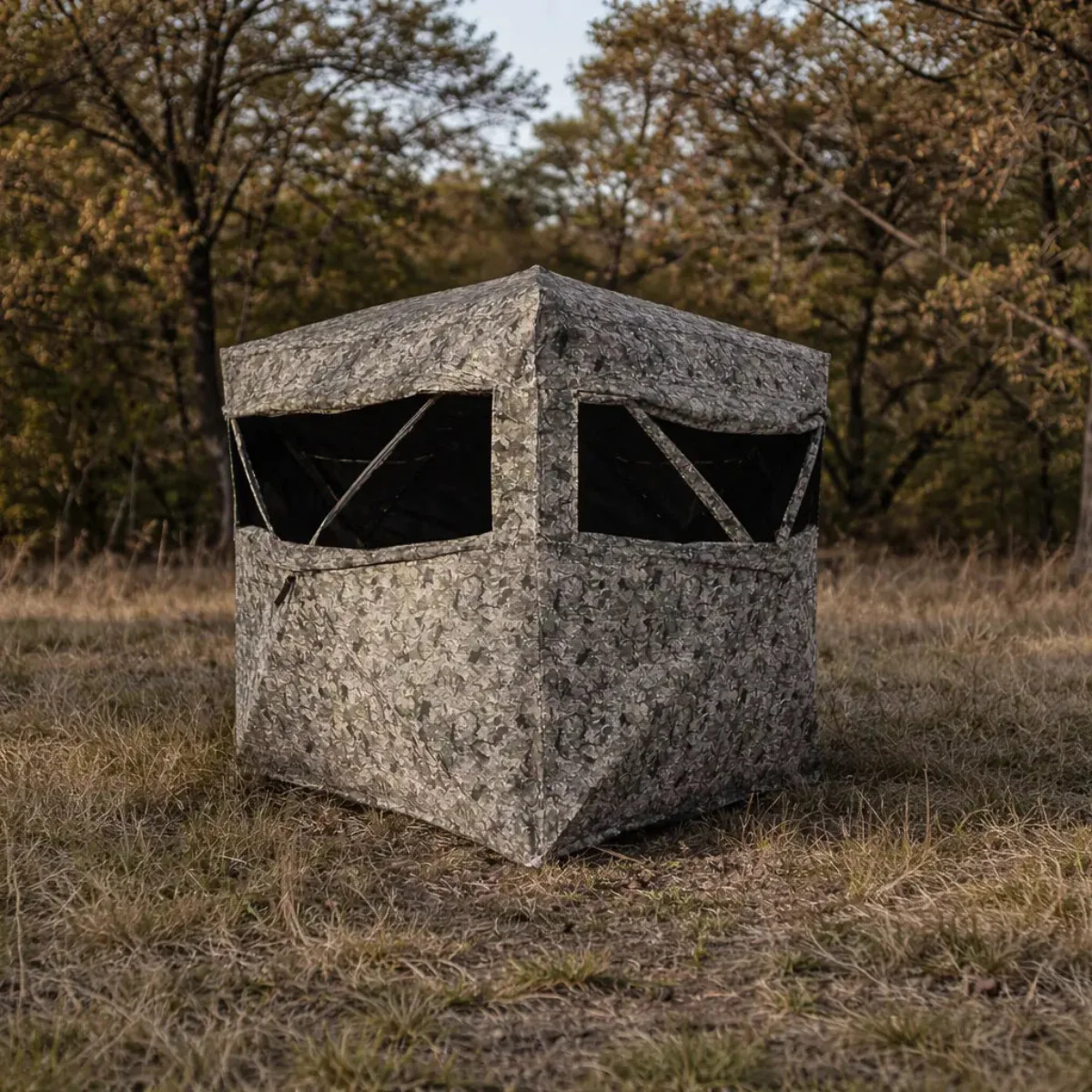 Hawk Reveal Hunting Ground Blind - Chaos Camo - 63" x 63" - Image 4