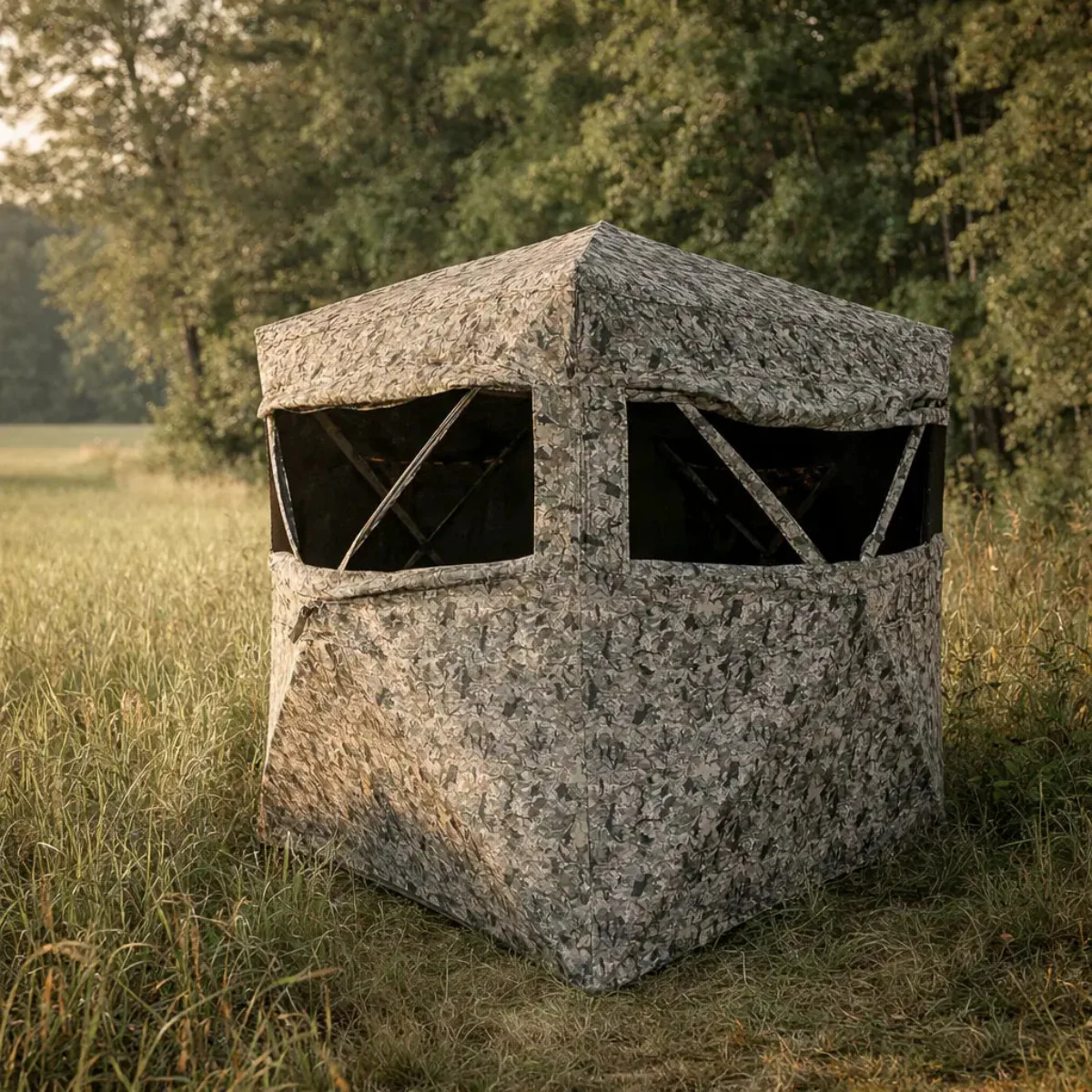 Hawk Reveal Hunting Ground Blind - Chaos Camo - 63" x 63" - Image 8