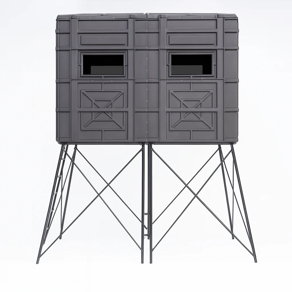 Hughes The Clubhouse 4' x 8' Hunting Blind - Image 7