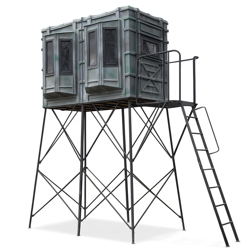 Hughes The Lodge 4' x 8' Hunting Blind - Image 3