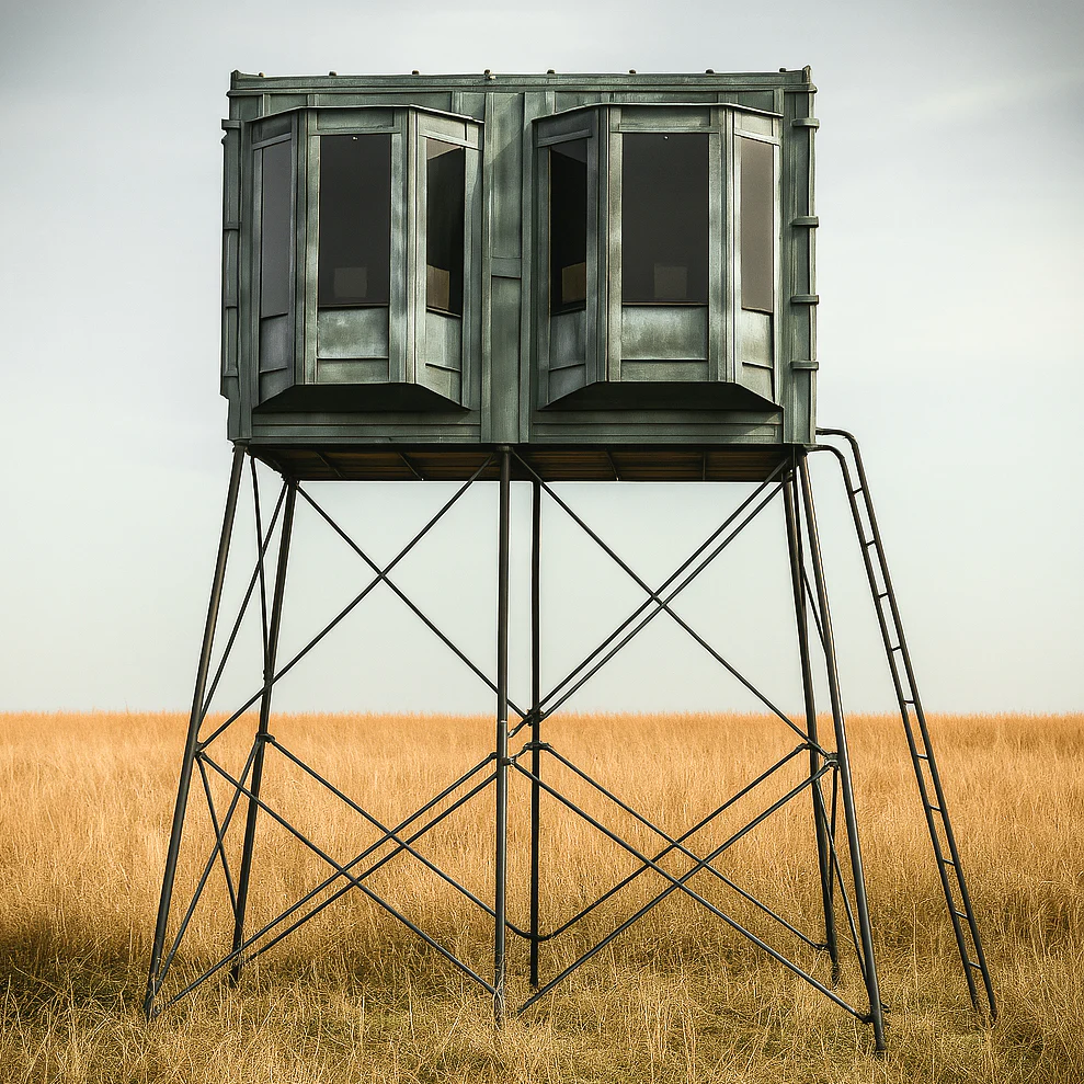 Hughes The Lodge 4' x 8' Hunting Blind - Image 5