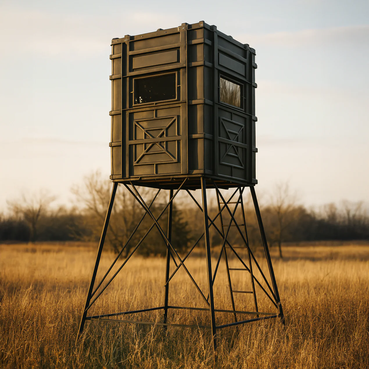 Hughes The Enforcer 4' x 4' Hunting Blind - Fully Loaded Edition - Image 5