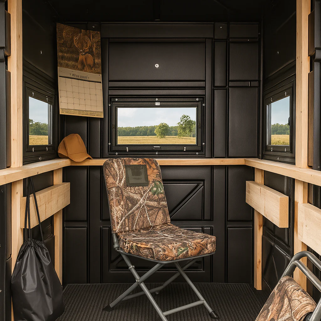 Hughes Clubhouse 4'x8' Deer Hunting Blind - Fully Loaded Edition - Image 10