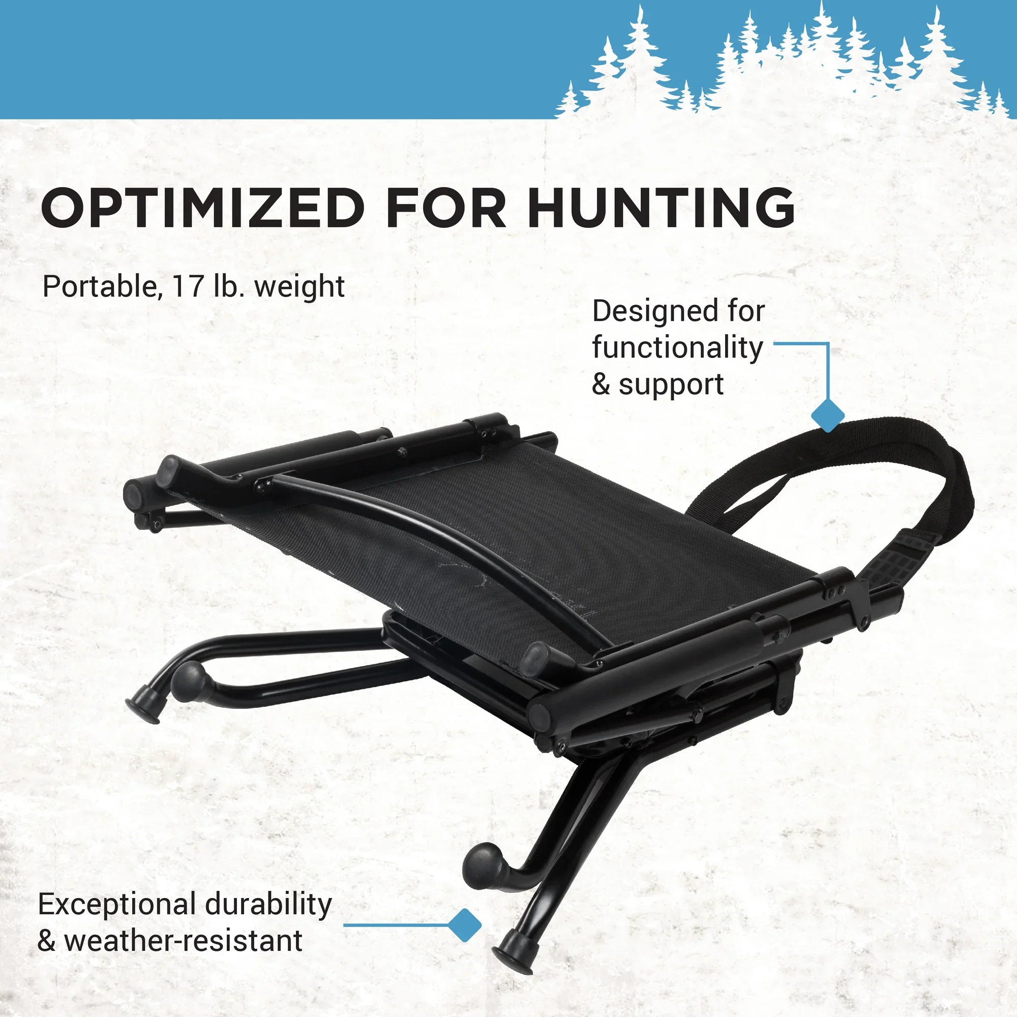 Hunt ComfortĀ® Mesh Lite Hunting Chair - Image 4