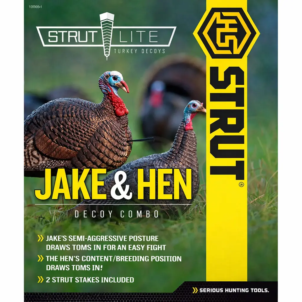 Hunters Specialties Strut-Lite Jake & Hen Decoy Combo Pack - Image 3