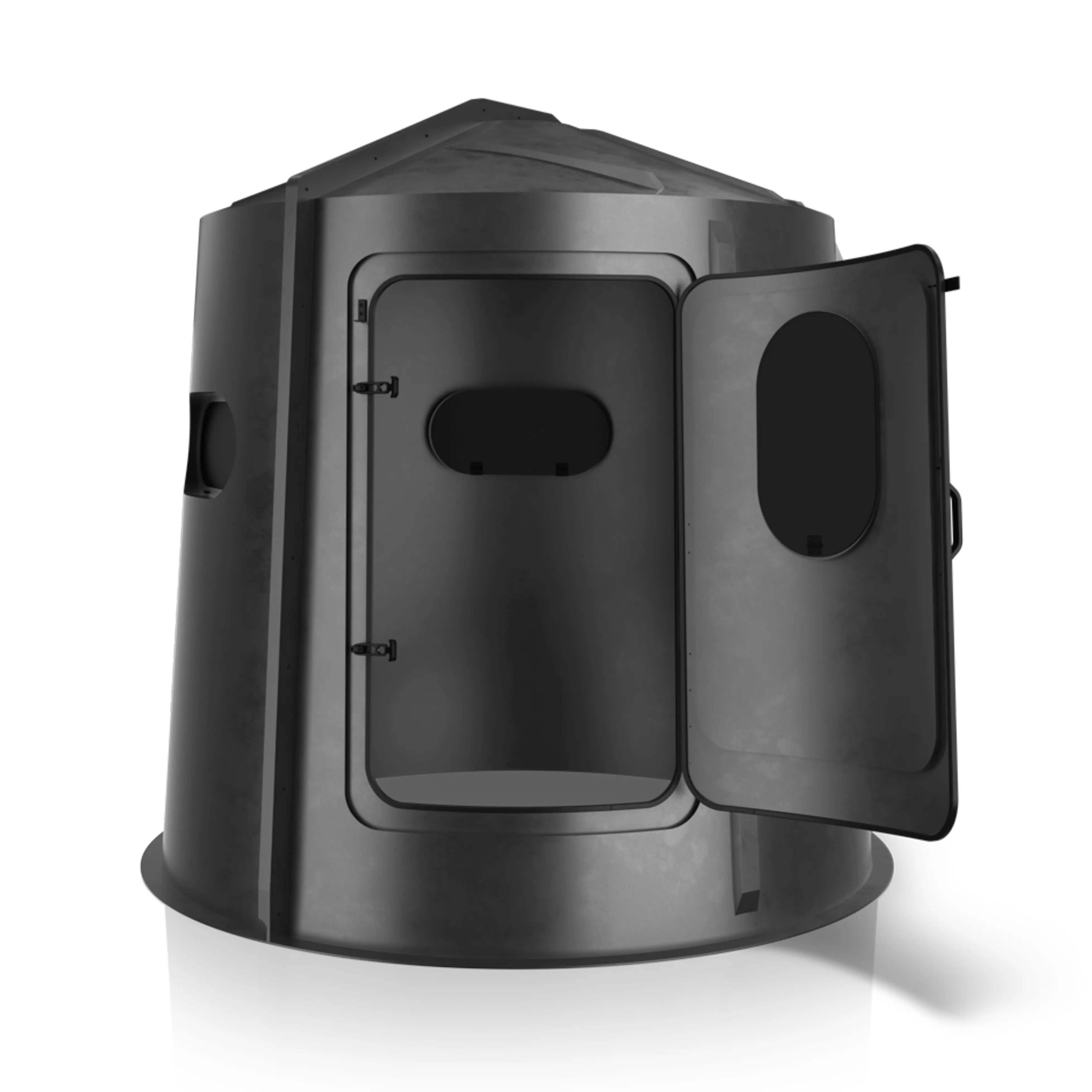 Maverick 5-Shooter GX Crossbow and Rifle Blind - Black - Image 2
