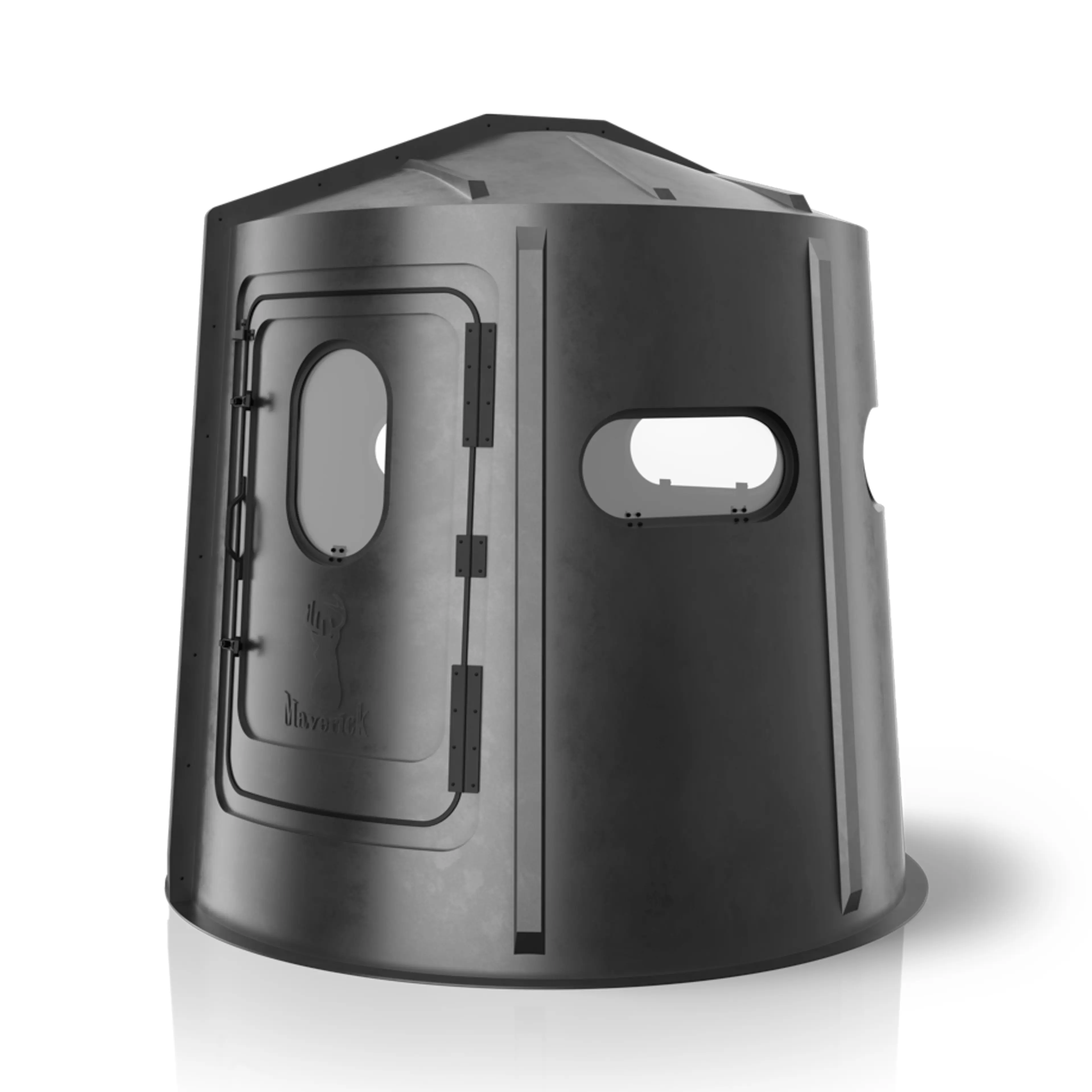 Maverick 5-Shooter GX Crossbow and Rifle Blind - Black - Image 9