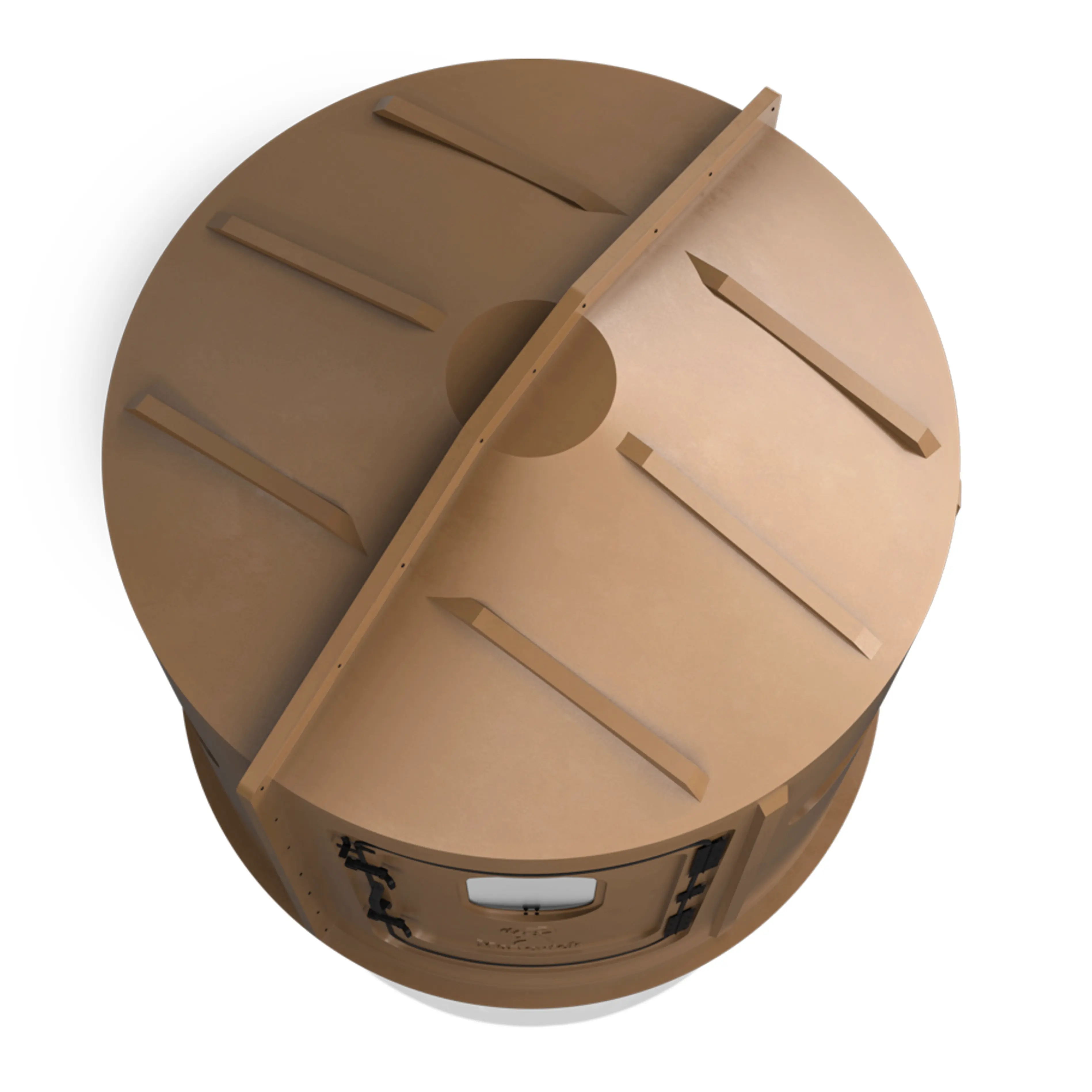 Maverick 5-Shooter GX Crossbow and Rifle Blind - Brown - Image 11