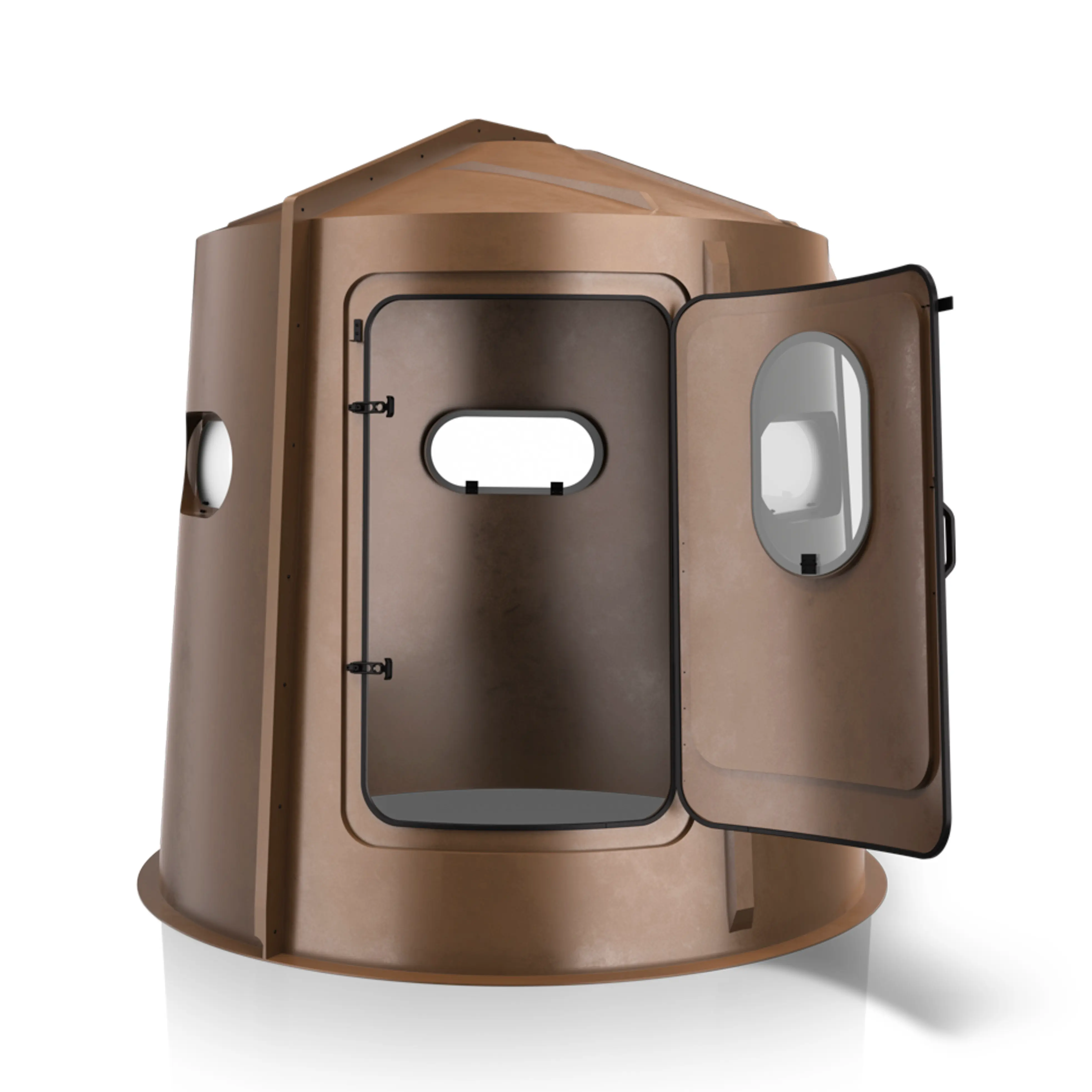 Maverick 5-Shooter GX Crossbow and Rifle Blind - Brown - Image 4