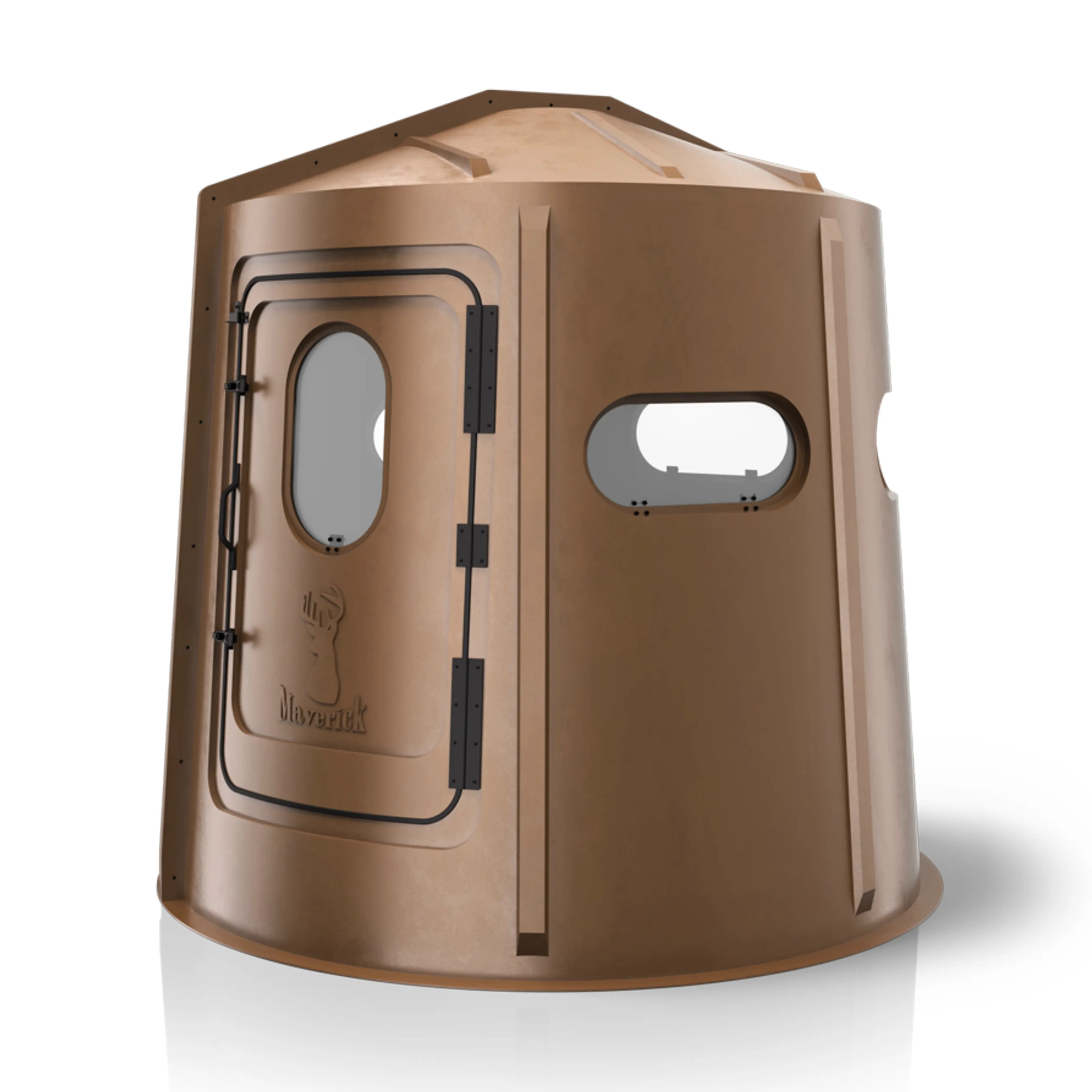 Maverick 5-Shooter GX Crossbow and Rifle Blind - Brown - Image 9