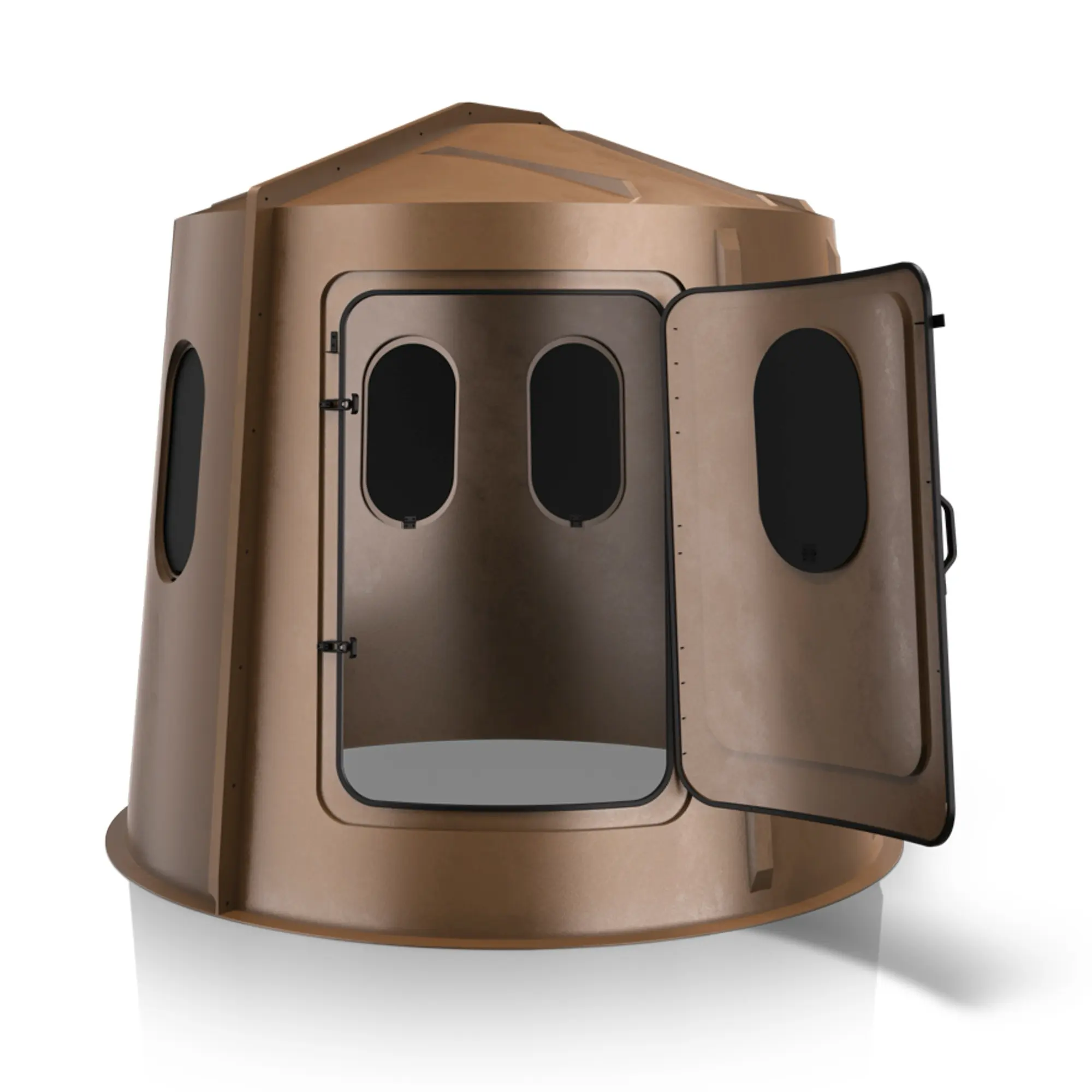 Maverick 6-Shooter Deer Hunting Blind - Brown - Image 2