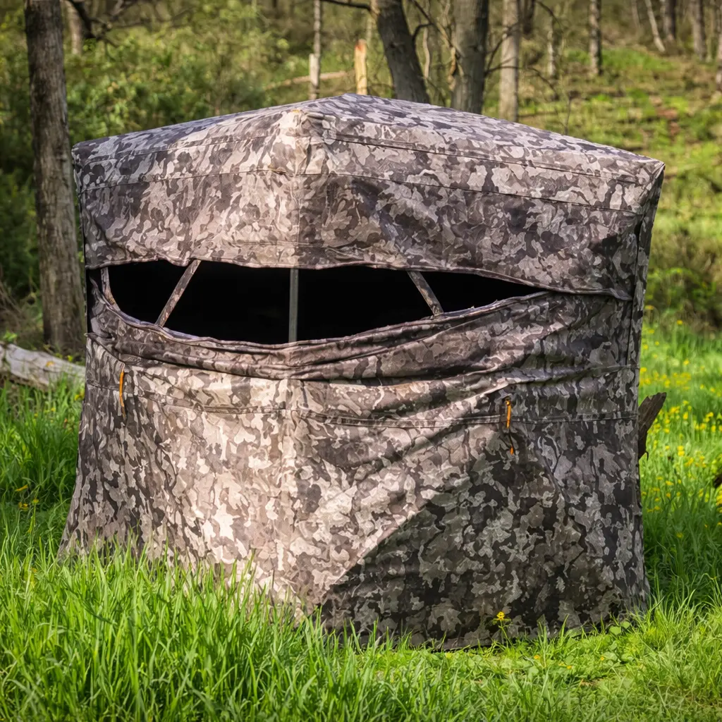 Muddy Infinity 2-Man Ground Blind - 75"W x 69"T - Epic Camo - Image 6