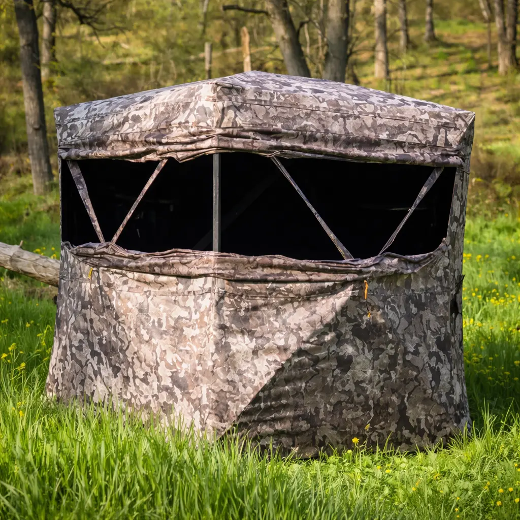 Muddy Infinity 2-Man Ground Blind - 75"W x 69"T - Epic Camo - Image 8