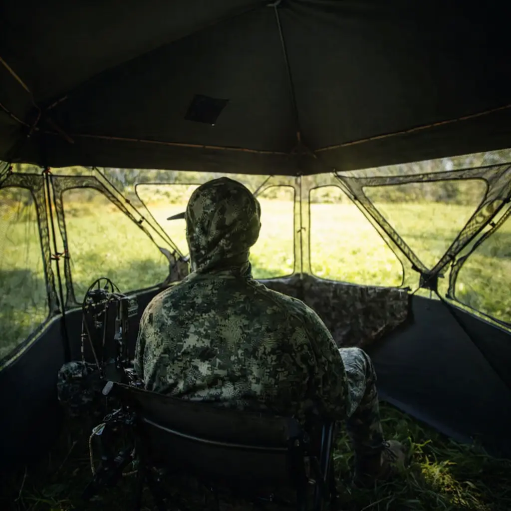 Muddy Infinity 3-Man Ground Blind - 83"W x 74"T - Epic Camo - Image 7