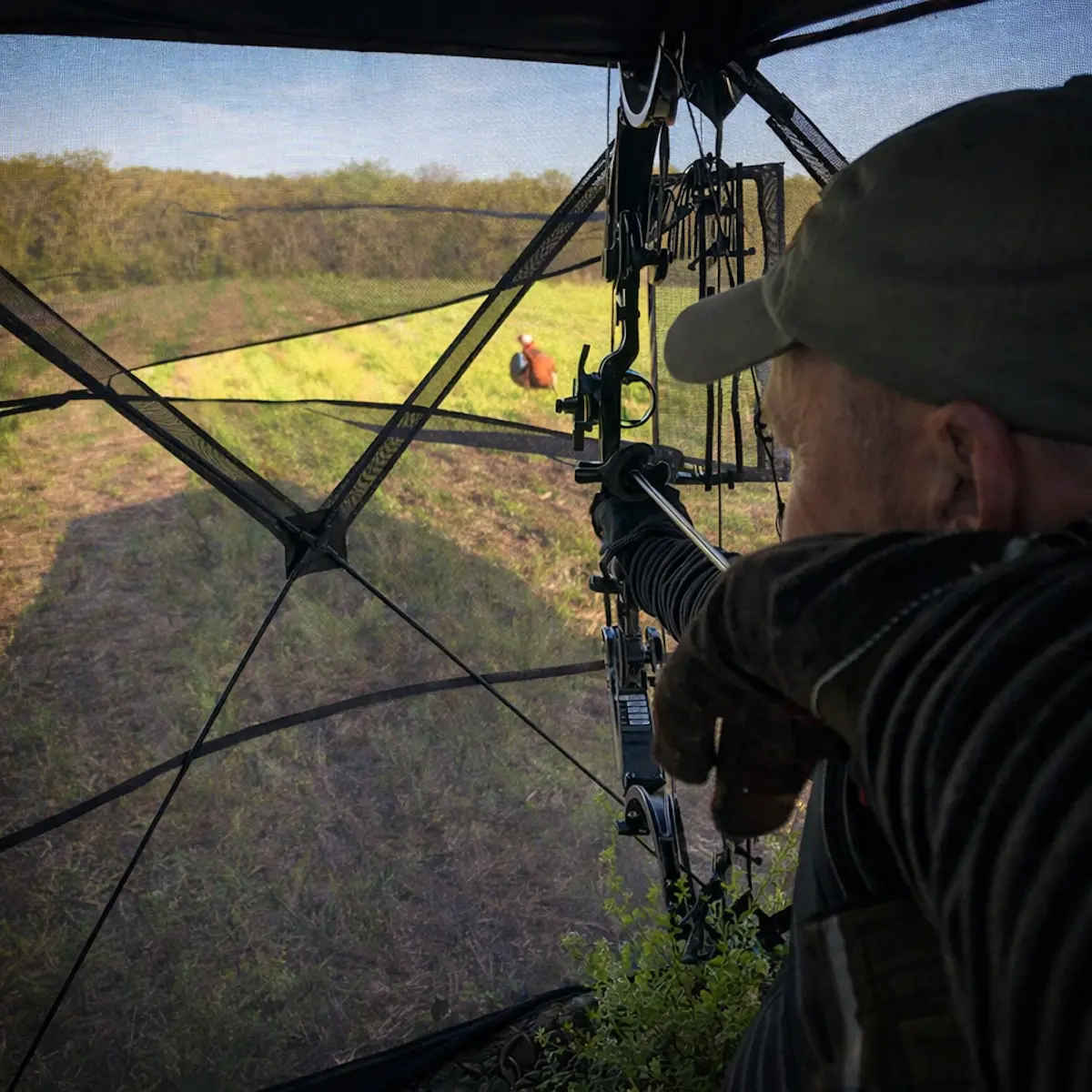 Muddy Prevue 2-Man See-Thru Ground Blind - Epic Camo - Image 4