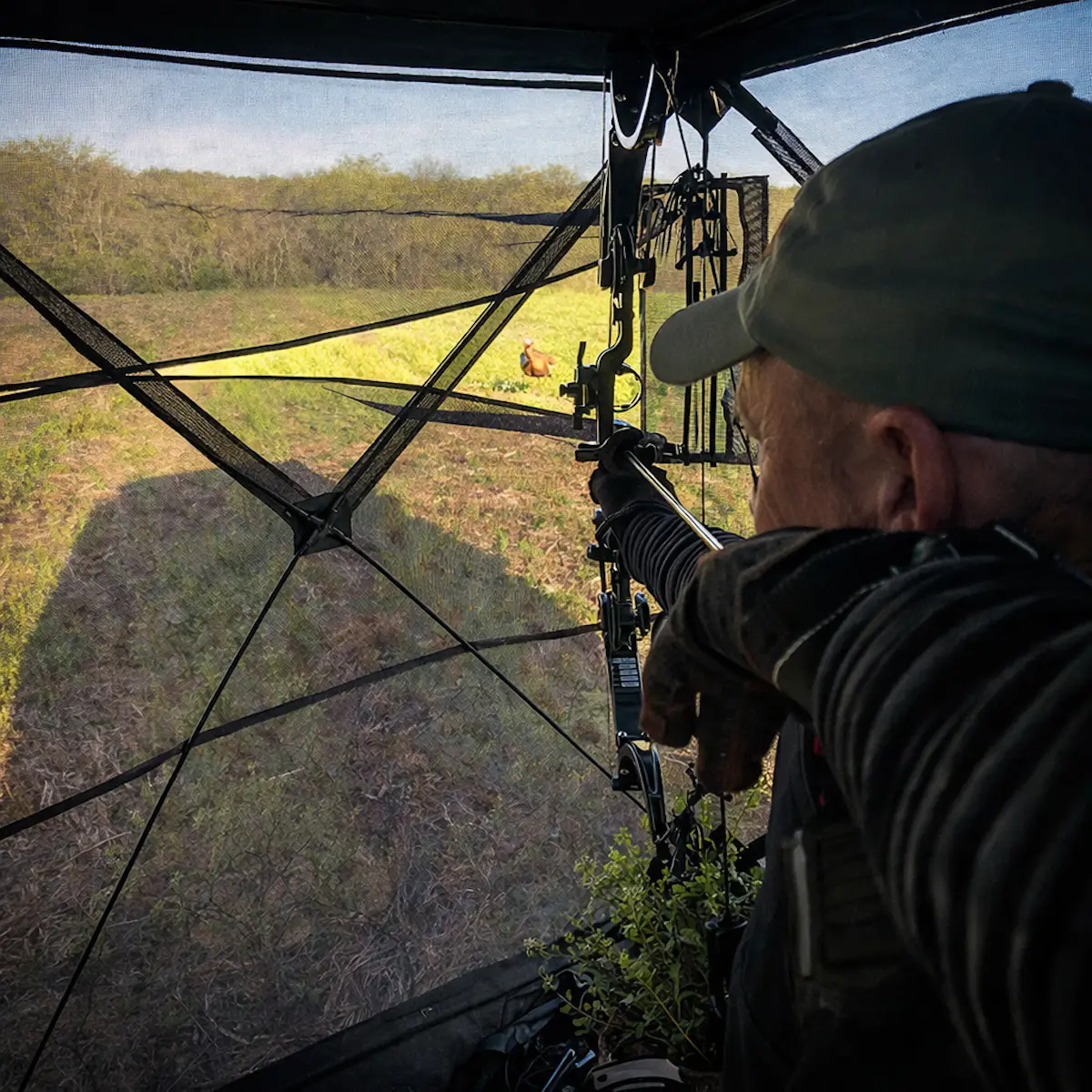 Muddy Prevue 2-Man See-Thru Ground Blind - Epic Camo - Image 7