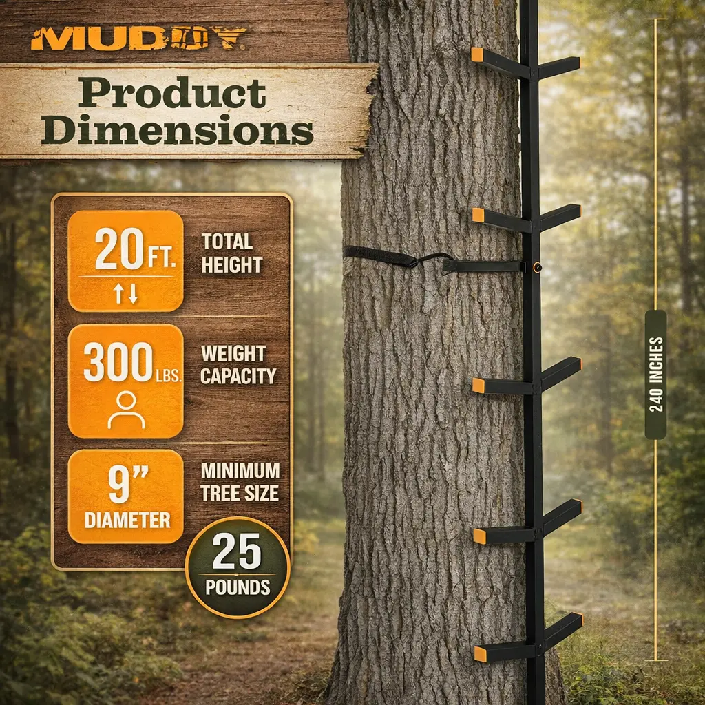 Muddy Quick-Stick XL Climbing Sticks - 5 Sticks - 20' Height - Image 7