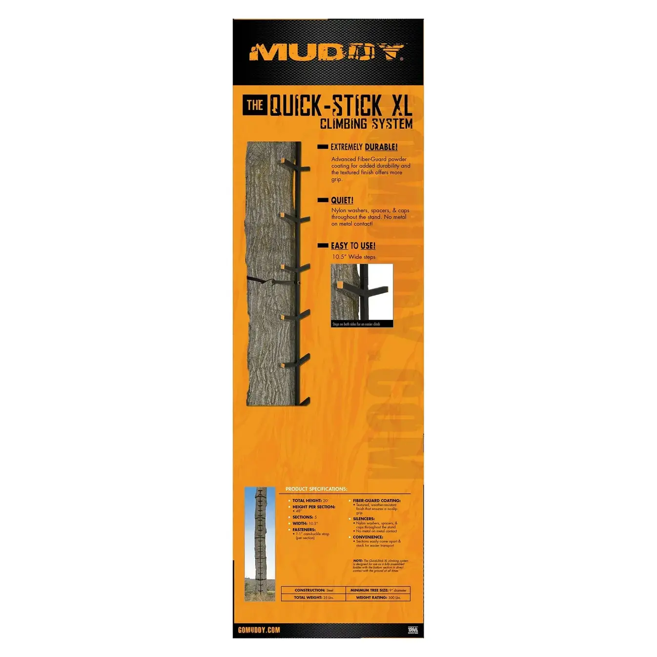 Muddy Quick-Stick XL Climbing Sticks - 5 Sticks - 20' Height - Image 8