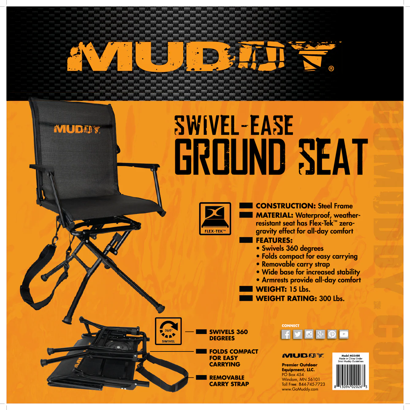 Muddy Swivel Ground Seat - Image 4