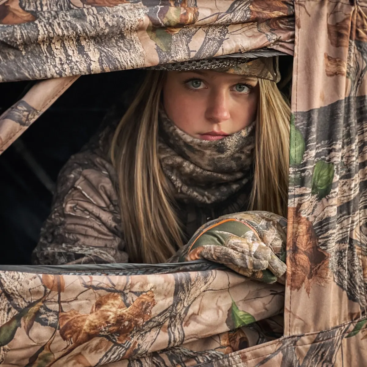 Muddy Twin Peaks 2-Man Ground Blind - 58" x 58" - Epic Camo - Image 6
